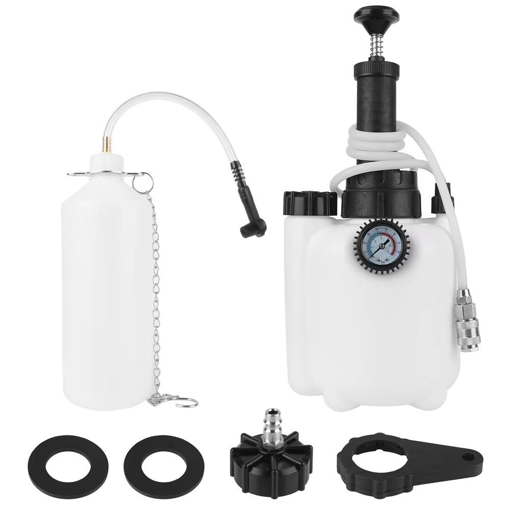 

3L ручной автомобильный тормозной комплект для прокачки с 1L бутылкой масла жидкость для прокачки под давлением гидравлический заправочный инструмент вакуумный насос заправочный инструмент