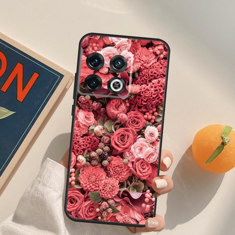 Beautiful Garden Red Roses Flowers Case For OnePlus 15 13 12 11 13R 12R 10T 8T 13T OnePlus Nord 5 CE 3 2 4 Lite N20 N30 Cover
