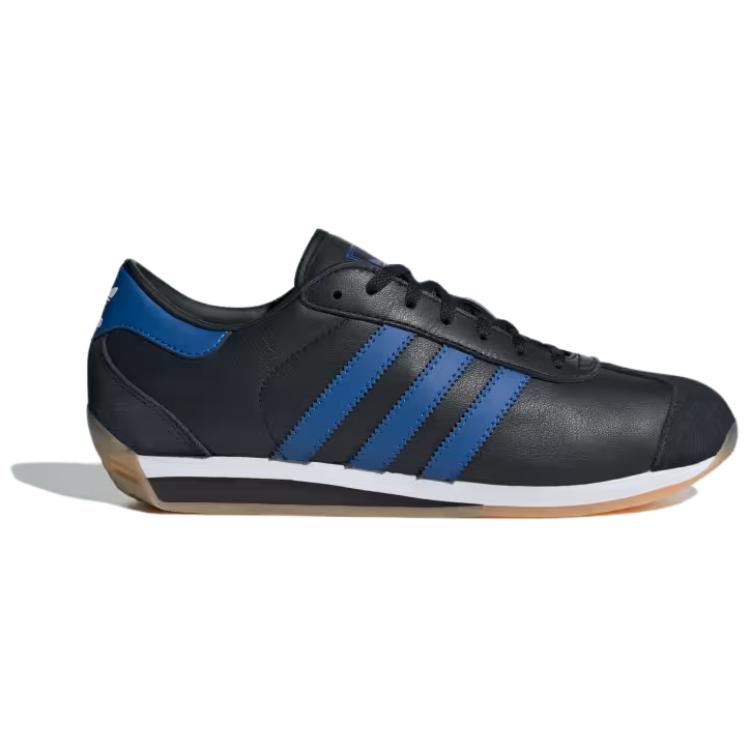 Adidas Originals Country 2 Vielseitig Bequem Rutschfest Langlebig Low-Top Lifestyle Freizeitschuhe Unisex Freizeitschuhe Schwarz IG4547