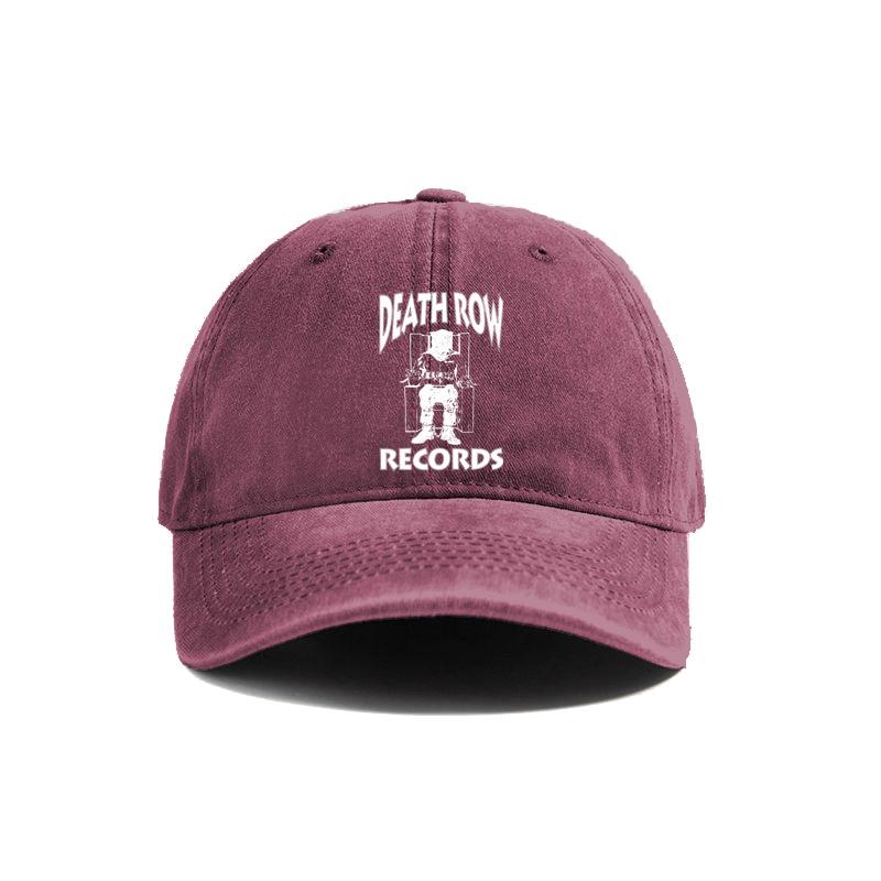 Kšiltovka Death Row Records Letní Opotřebovaná Táta Klobouky Unisex Venkovní Nastavitelná Bavlněné Čepice MZ