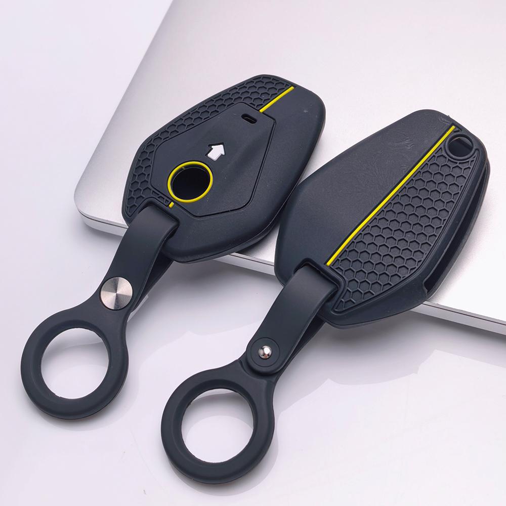 Key Fob Cover for BMW R1250GS R1200GS ADV with Keychain Anti-Scratch Surface Shockproof Structure Soft Grip Texture Easy Install Design