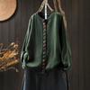 Autumn Color Button Cotton Sweater Cardigan Women Loose and Thin Casual Single-breasted Knitting