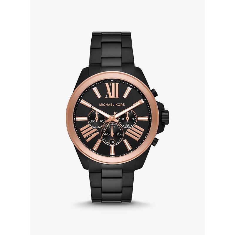 

Большие двусторонние часы Michael Kors Wren MK8933 чёрный