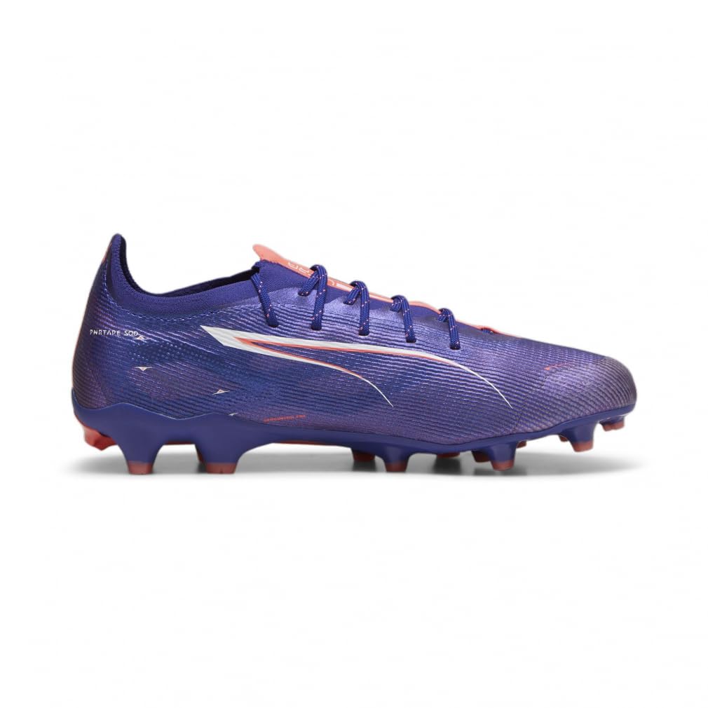 Puma Ultra 5 Ultimate Soccer Size Violet Cleats, HG/AG, 28.0,