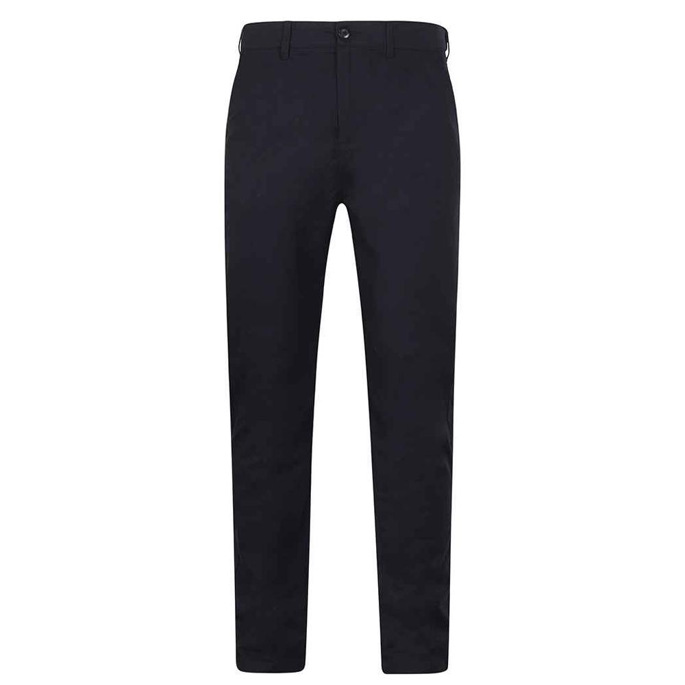Henbury Mens Stretch Flex Waistband Slim Chinos
