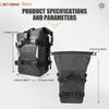 Y4UA Motorcycle Waterproof Bag Motorcycle Tourings Bag Cloth Storage Bag Suitable for Both Commuters & Tourings Riders