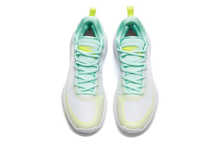 Men's Sneakers Anta Alien 3 SE Abrasion Resistant Low Top Performance Basketball Shoes Men's White Green
