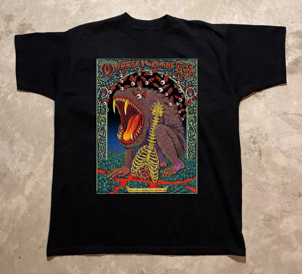 Queens of the Stone Age Black Color Full Size T-Shirt Unisex Unisex T-Shirt XL