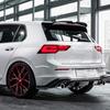 For VW Golf 8 MK8 8.5 GTI GTD R TSI TDI 2019 To 2026 Oettinger Style Car Rear Roof Spoiler Wing Glossy Black Carbon Fiber Look