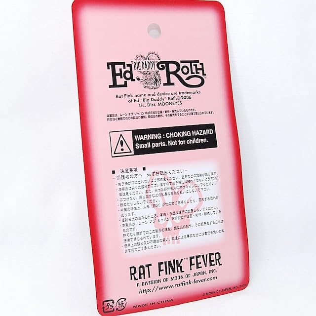 RAT FINK License Plate Bolt Gray_NB-RAF264GY-MON