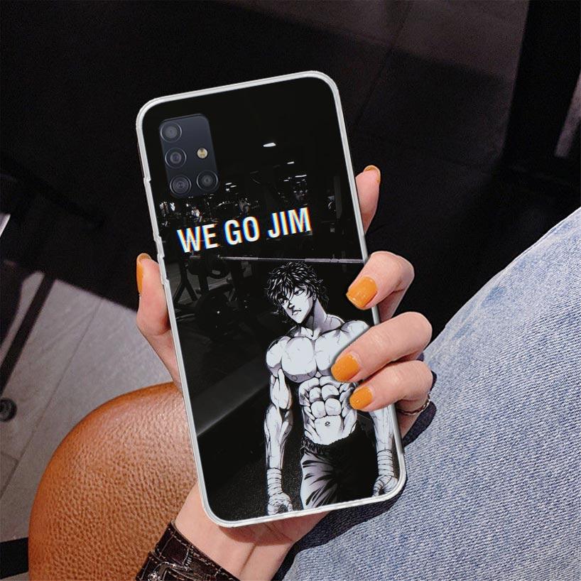 Baki the Grappler Original Anime Phone Case For Samsung Galaxy A52 A32 A22 A12 A51 A31 A50S A30S A20S A10S Note 20 Ultra 10 Plus