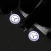 2 stk LED Velkomstlys Bil Dørlys Logo Laser Projektor Belysning Emblem For Mercedes Benz W204 W221 W222 W203 W168 W245 W164