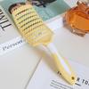 Elastic Air Cushion Paddle Comb: Ideal for Straight or Curly Hair Styling
