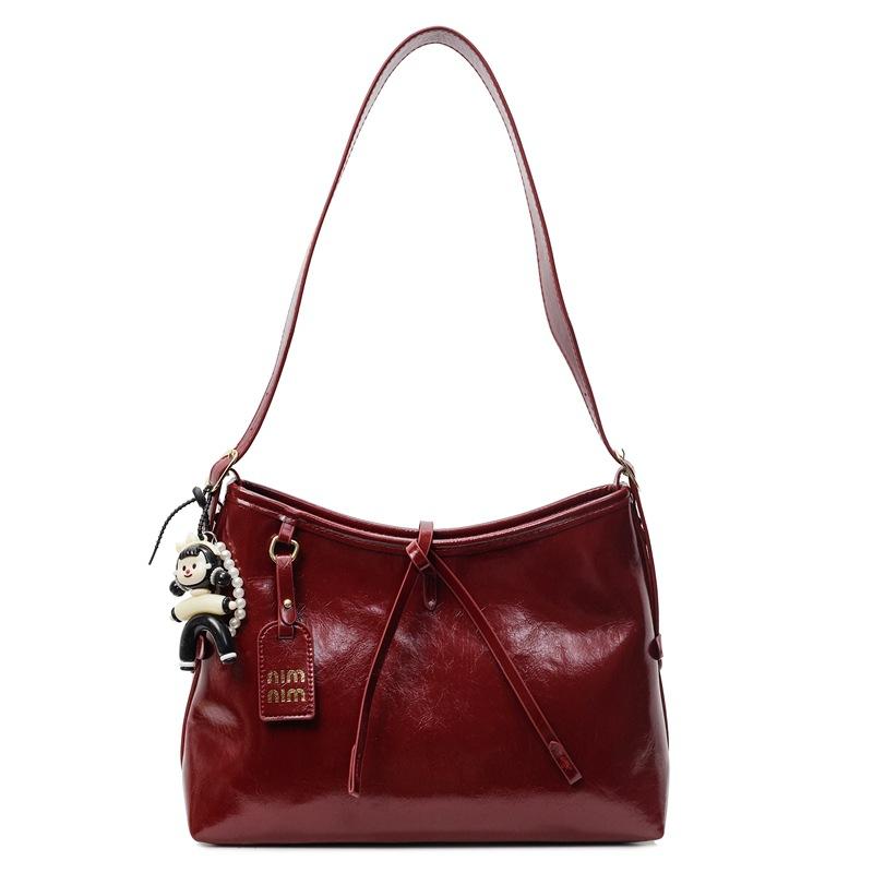 

Новая модная вместительная сумка подмышку женская дорожная на плечо сумка-мессенджер no pendant бордовый