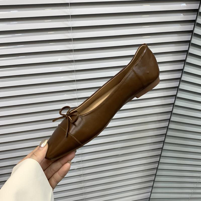 Fashion Bailamos Women Brand Flats Fashion Ballet Shoes Bow Pregnant Women's Flats Casual Loafers Women's Dress Shoes Mujer