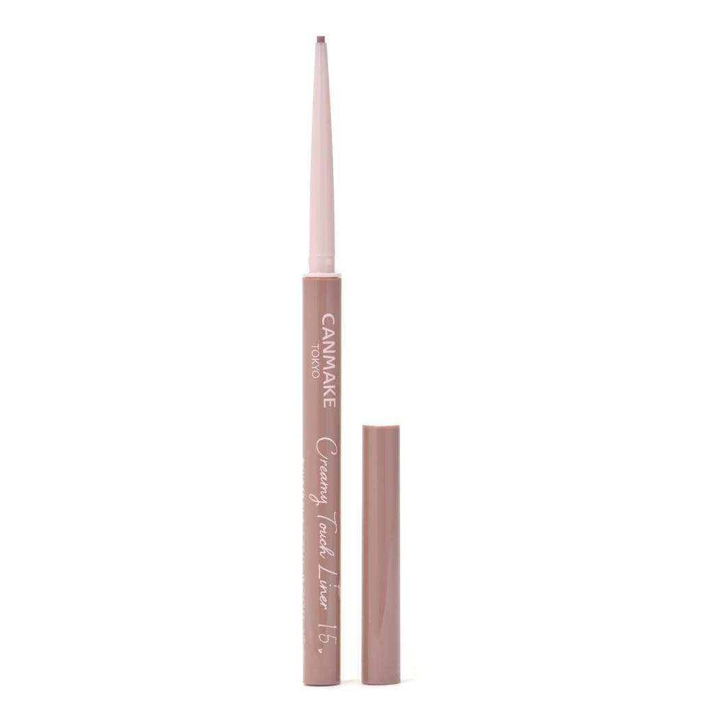CANMAKE Creamy Touch Liner 15 Cappuccino Pink Eyeliner Gel Smooth Extra Fine