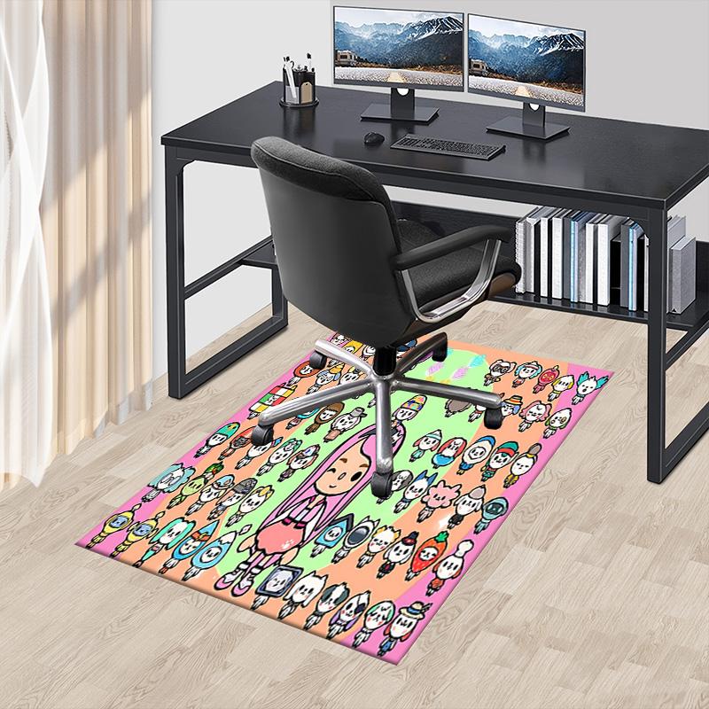 Colorful Character Collection Carpet For Playroom Bedroom Living Room Sofa Home Decorkids Game Area Rug Nonslip Floor Mat