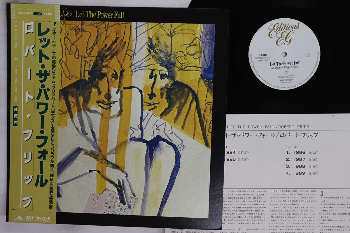 

LP Record ROBERT FRIPP Let The Power Fall 28MM0035 EDITIONS EG 1981 Japan Obi Rock Used