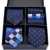 Men'S Formal Tie Bow Tie Pocket Towel 7-Piece Suit High-End Suit Small Square Scarf Retro Pattern Groom Wedding