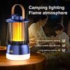 Mosquito Lamp Mosquito-Killing Lamp Portable Electric Shock Uv Mosquito Trap Lamp Multi-Functional Rechargeable Mosquito Killer