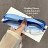Ultralight Rimless Transparent Reading Glasses Fashion Retro Vintage Men Women Magnifying Presbyopic Glasses TR90 Gafas
