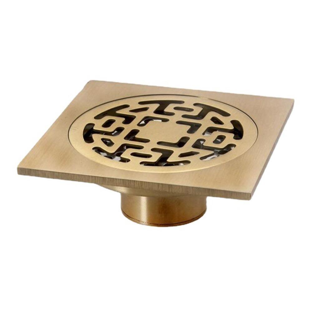 Anti-odor Square Shower Drain Removable Floor Hair Catcher Convenient Floor Drains  Kitchen