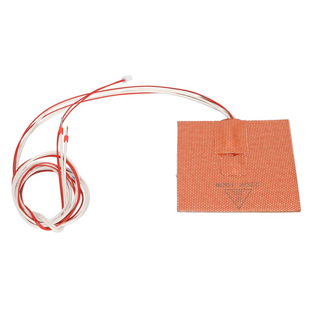 3D-Drucker Silikon Heizkissen 100x100mm 220V 100W Importiertes Gummi Heizbett Silikonmatte Zubehör für VORON V0.1 V0