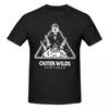 Outer Wilds Ventures Minimalistische Lustige T-Shirts Grafik Y2k Einzigartige Rundhals-T-Shirts Für Unisex Wounisex Kleidung
