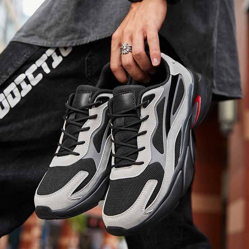 Men's Casual Shoes Shock Comfort Outdoor High Quality Increase Thick Sole Exclusive Pop Daddy Shoes Sneakers