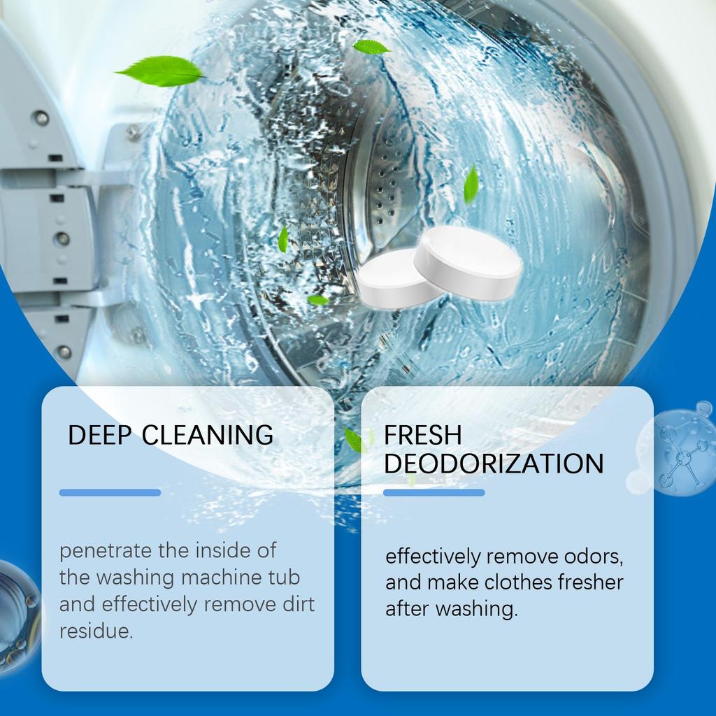 High Efficiency Washing Machine Cleaning Tablets, Washing Machine Cleaning Tablets Remove Dirt, Odor And Mold