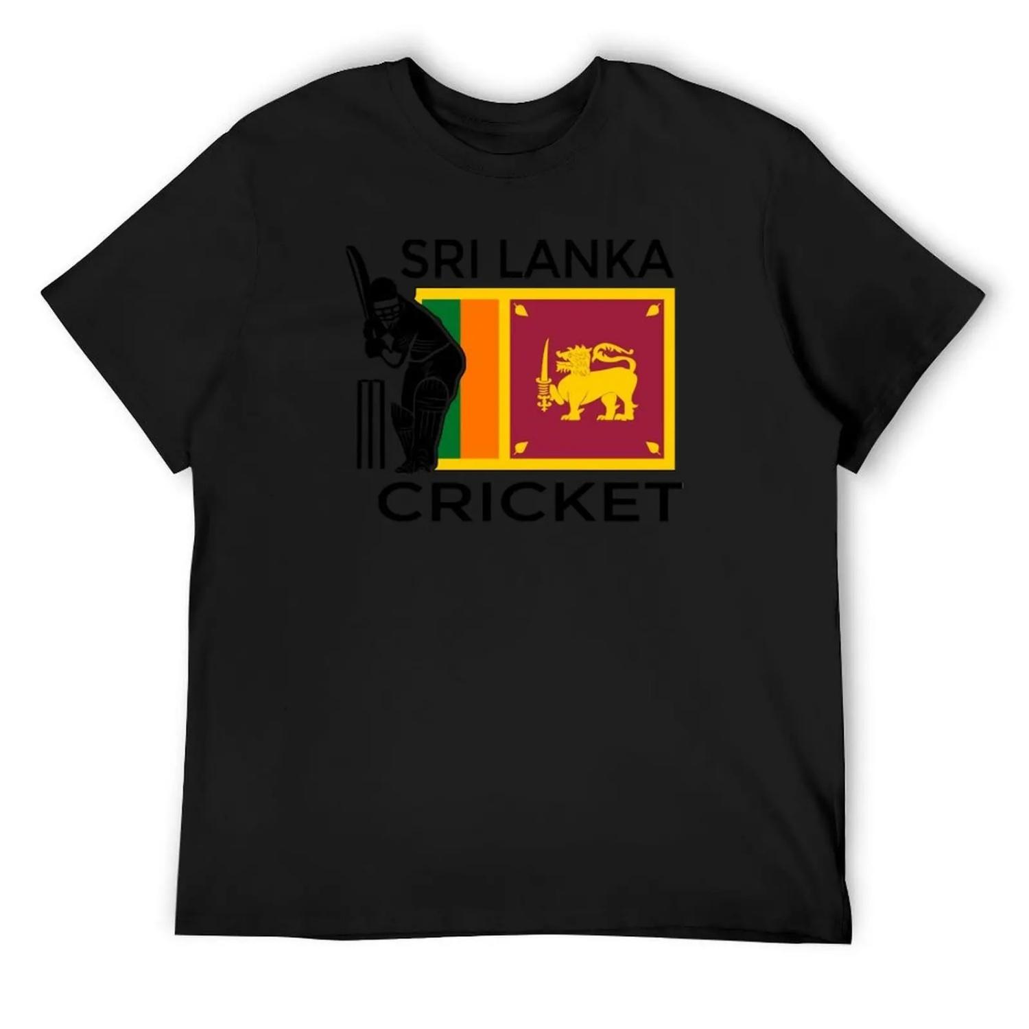 Sri Lanka Cricket T-Shirt aesthetic clothes sports fans custom t shirt funny shirt cotton mens graphic t-shirts anime XXXXXL разноцветный