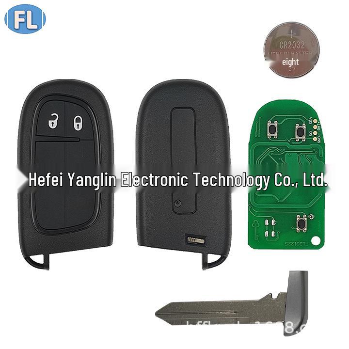 Jeep Cherokee 2-Button Smart Card with 433MHz 4A Chip