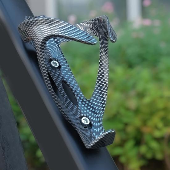 Bicycle Water Bottle Cage Lightweight Universal MTB Mountain Carbon Fiber Pattern Road Bike Cup Holder Mount