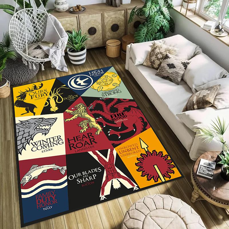 Daenerys's Resolve: Faith Power carpet Living room and bedroom mats Suitable for all seasons Art Doormat Dormitory decoration