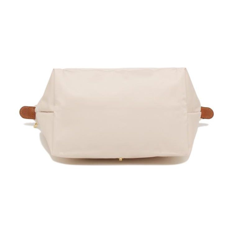 Longchamp Le Pliage 23 Snap Zipper Closure Short Handle Canvas And Leather Tote Bag Women Tote Bag Paper-Color 1621089P71