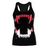Summer Beach Vest Printed Halloween Ladies Sports Yoga Vest