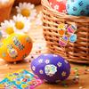 Cute Cartoon Easter Egg Diy Stickers For Kids Interactive Family Fun Pack Of 16