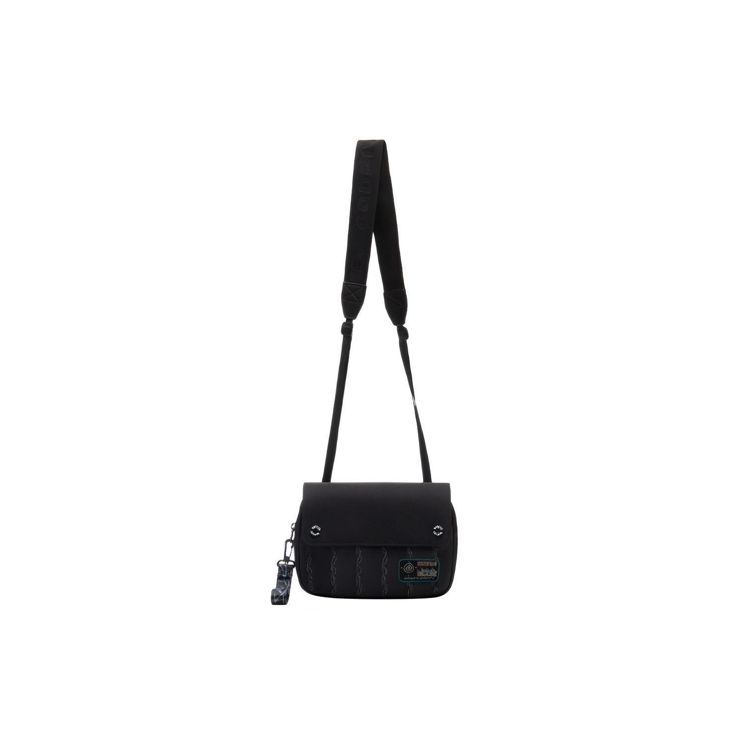 

New LiNing Badfive Polyester Shoulder Bag Crossbody Bag Regular Unisex Black ABDS365-1 21.1*6.1*16.0CM