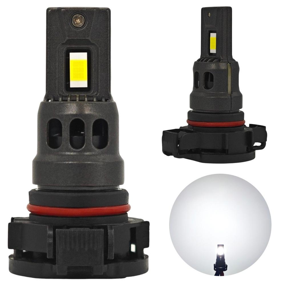 2 szt H16 LED żarówka PS24W 12-24V 4000lm CANBUS biała mocna Off-Road