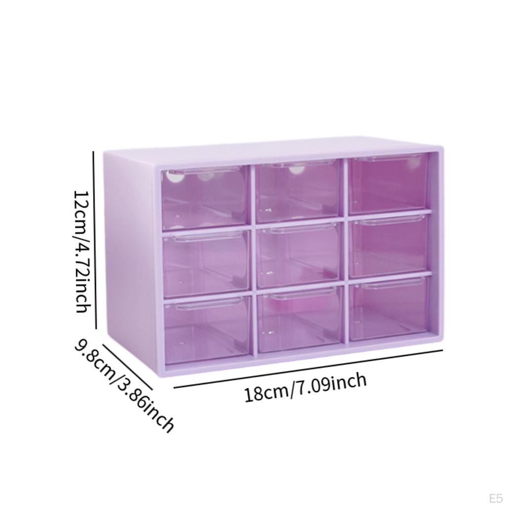 Mini Drawer Organizer for Desk Beads Craft Drawers Desktop Storage