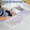 Faucet Mat Kitchen Sink Silicone Splash Pad Drainage Waterstop Bathroom Countertop Protector Quick Dry Tray