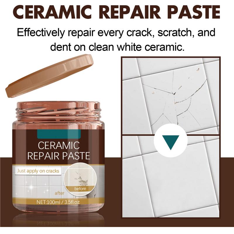 100ml Badewannen-Rissreparatur Keramikfliesen Kleinloch-Reparatur Heimwand-Reparaturset Für Emaille Glasfaser Porzellan Kratzer Dellen