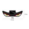 Car Warning Light Devil Eye Ambient Lamps Rear Window Anti Rear End Signal Lights Dynamic Expression Neon Lamp Car Accessories Neon Lights 4