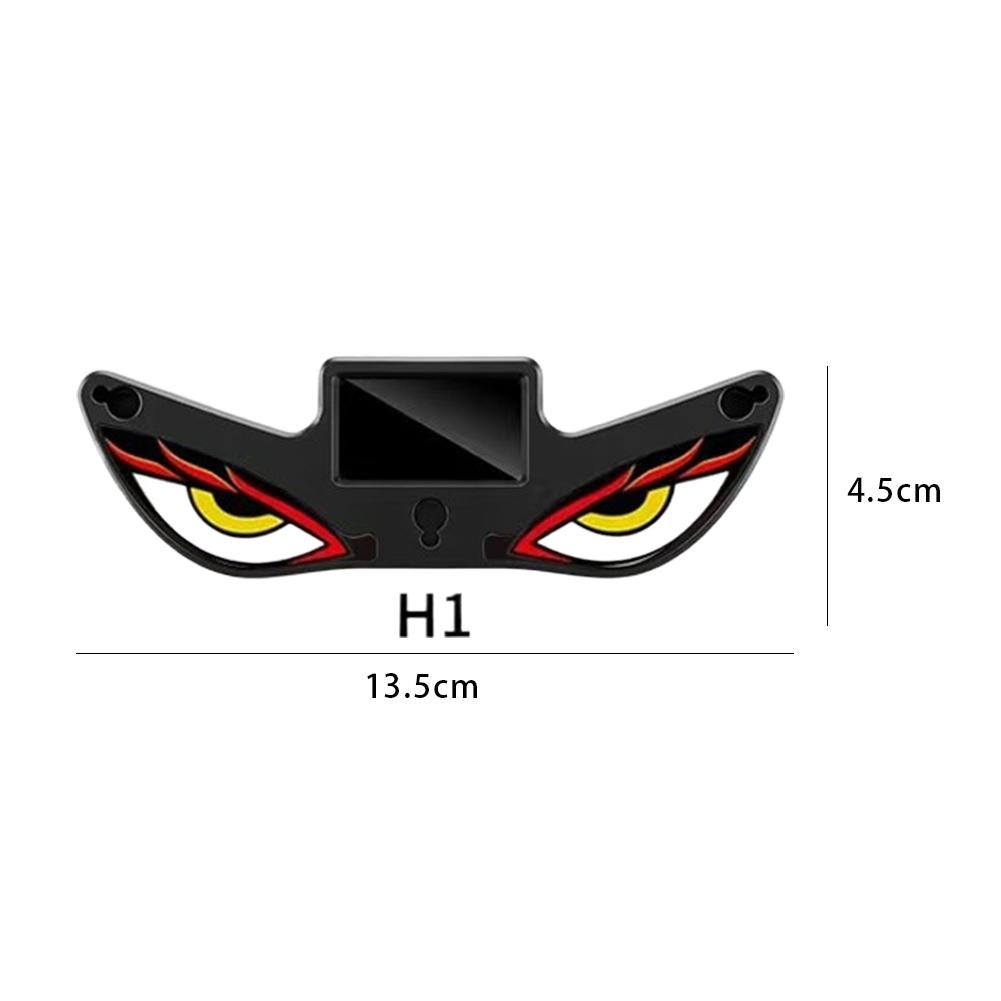 Car Warning Light Devil Eye Ambient Lamps Rear Window Anti Rear End Signal Lights Dynamic Expression Neon Lamp Car Accessories Neon Lights 4