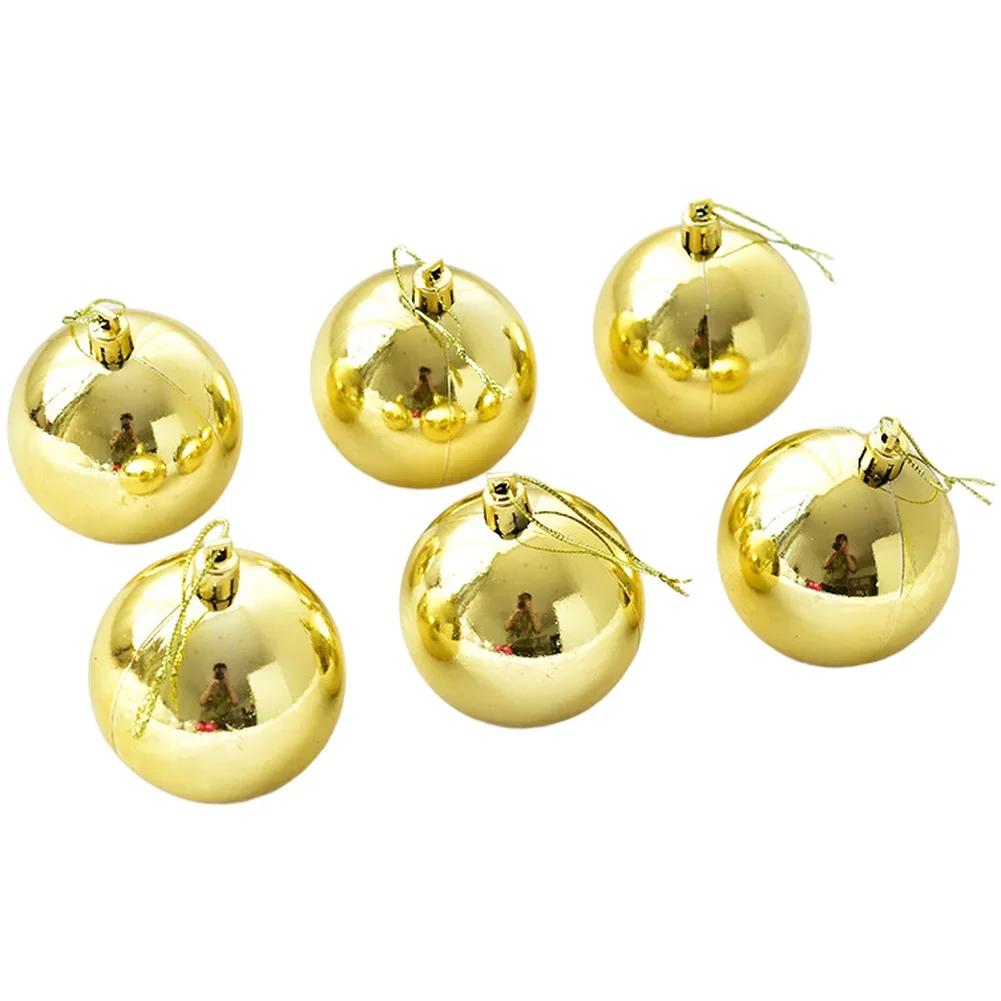 Glossy Matte Finish Christmas Tree Ornament Balls Plastic Decorative Spheres for Holiday Tree Shop and Mall Decoration