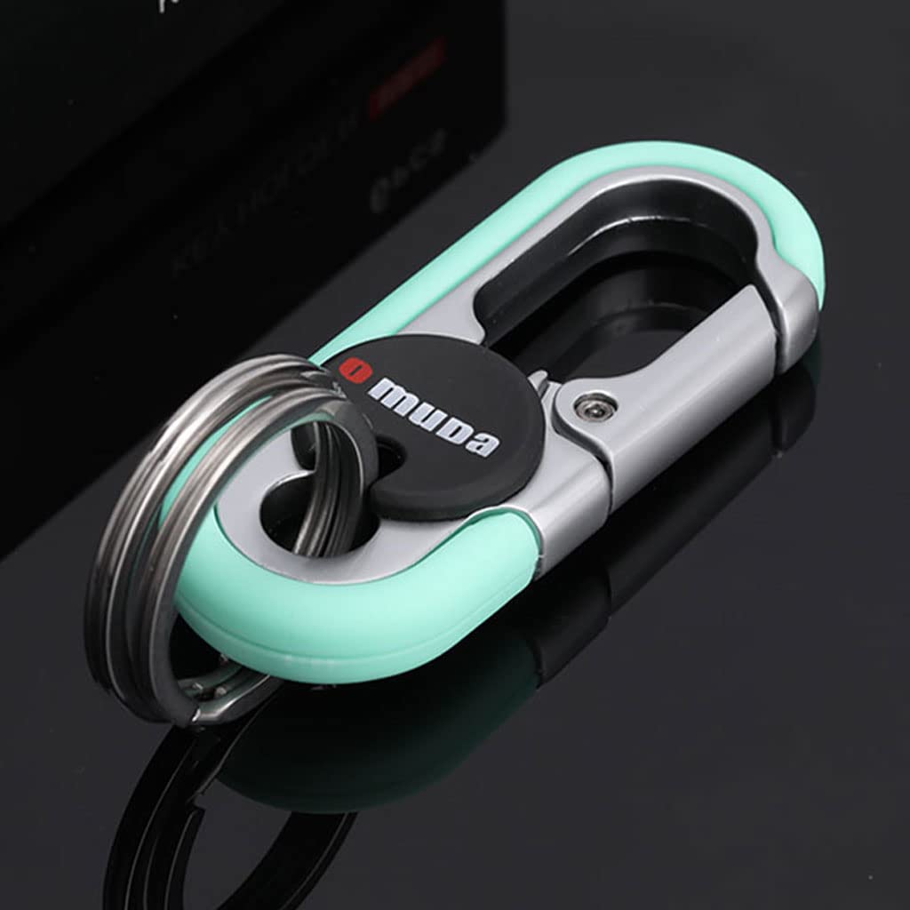 HUASHANG Men's Car Keychain, Carabiner, Stylish, Keychain, Double Ring, Hook, Key Holder, Women's, Keychain,