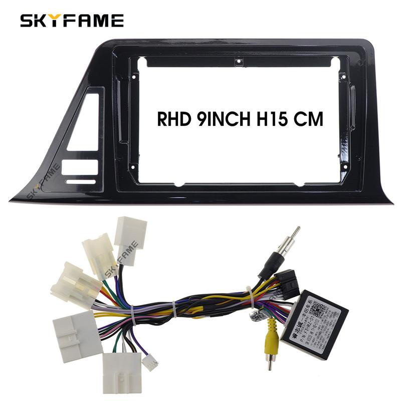 SKYFAME Car Frame Fascia Adapter Canbus Box Decoder Android Radio Dash Fitting Panel Kit For Toyota CHR IZOA