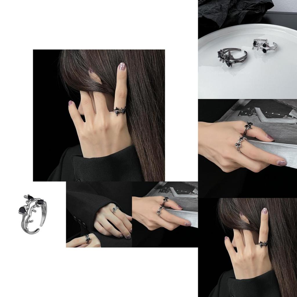 Elegant Adjustable Open Ring With Geometric Design For Women Fashion Accessory 2023