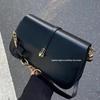 2023 Luxury Textured Chain Baguette Bag - Versatile Women's Shoulder & Crossbody Saddle Bag