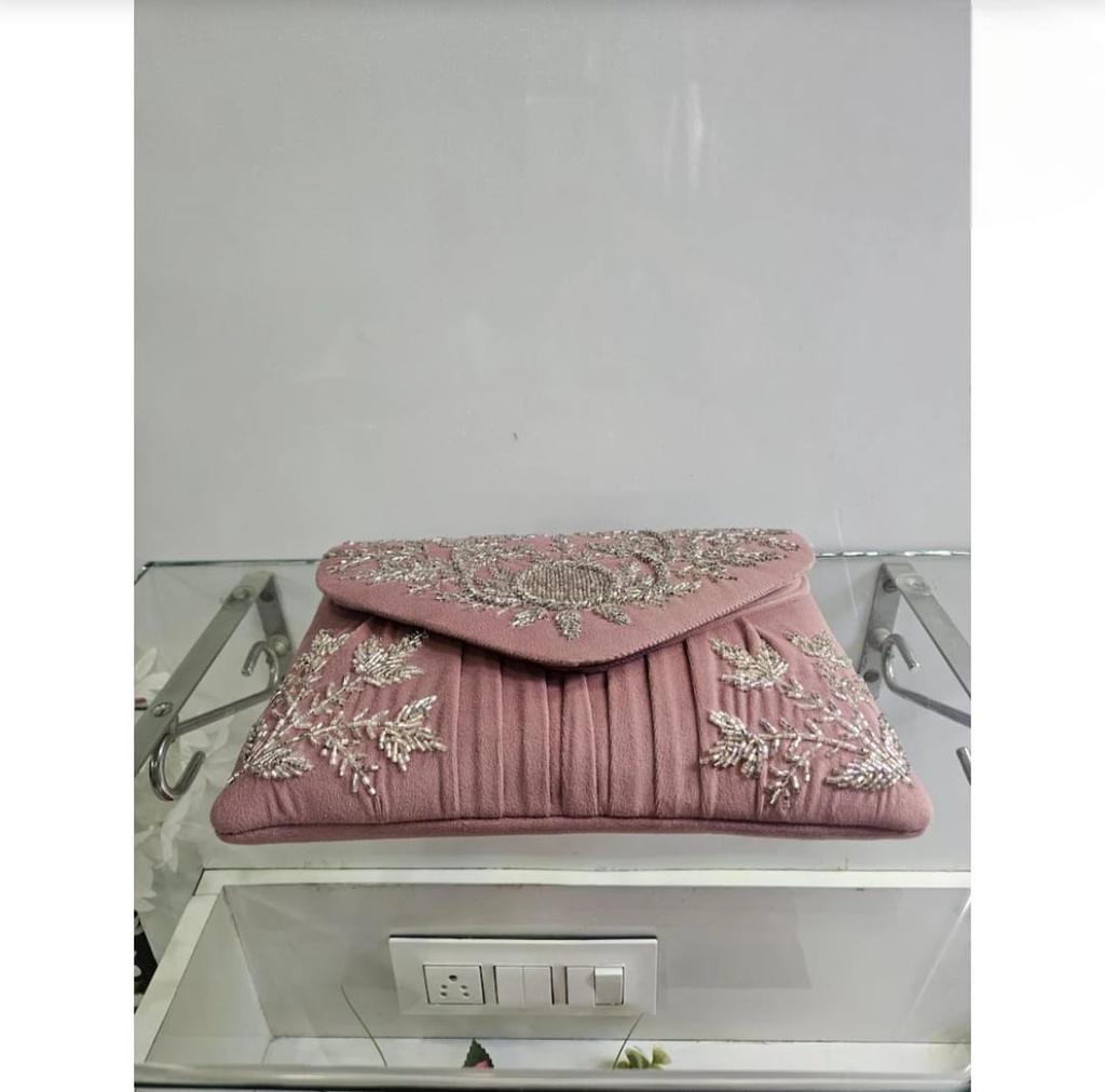 Designer Partywear Women Clutch Sling Bag Wedding Clutch Evening Bag Luxury Bridal Accessory Affordable Gift for Her Birthday Gift for Wife